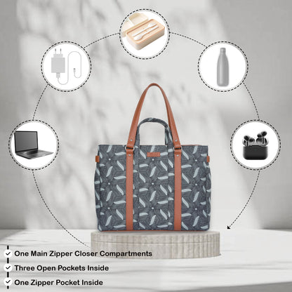 Women’s Olive Shoulder Tote Bags with Vegan Leather Trim Handle – Wholesale