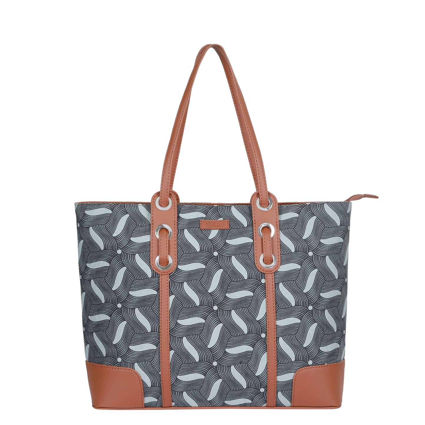 Women’s Olive Shoulder Tote Bags with Vegan Leather Trim – Wholesale