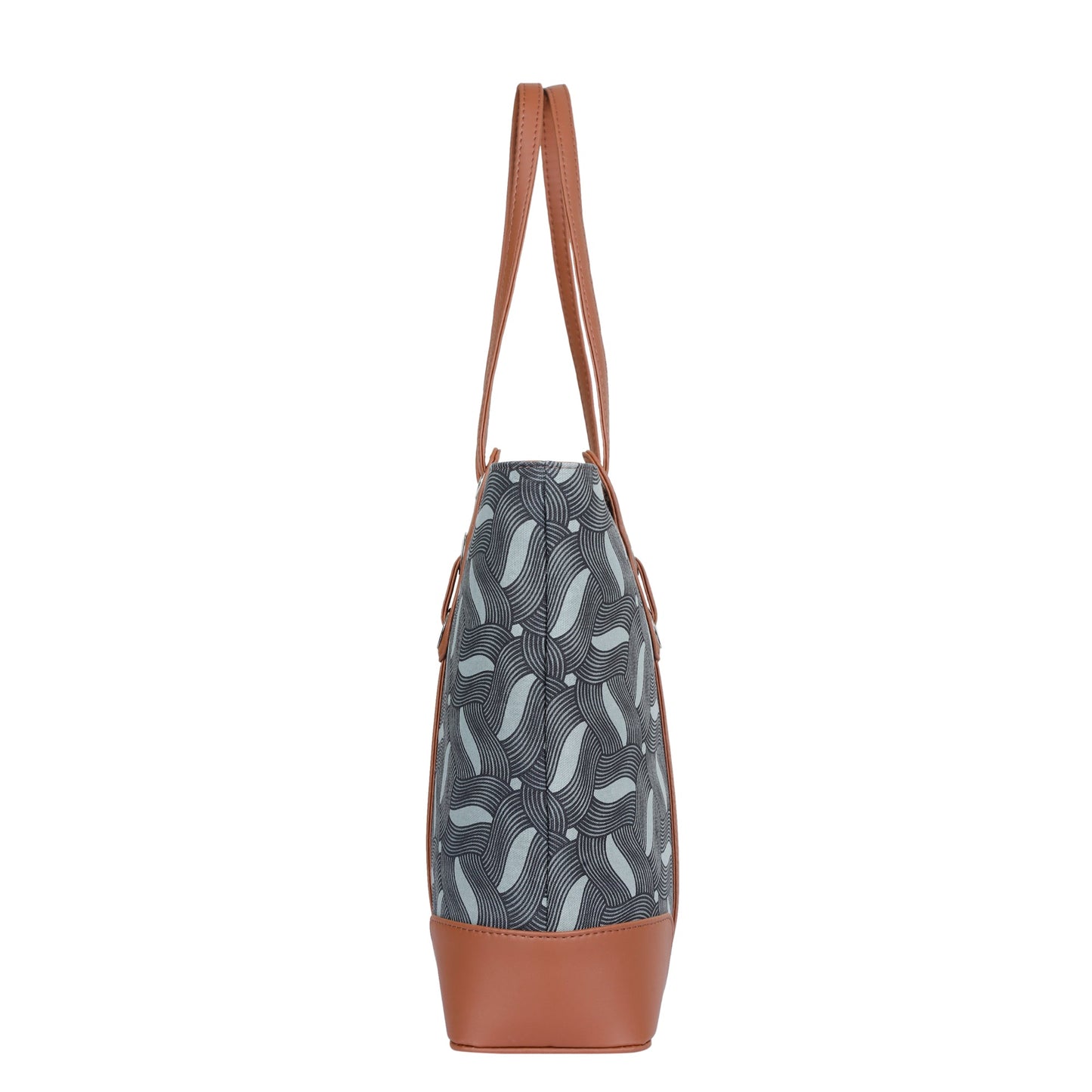 Women’s Olive Shoulder Tote Bags with Vegan Leather Trim – Wholesale