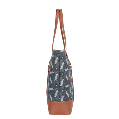 Women’s Olive Shoulder Tote Bags with Vegan Leather Trim – Wholesale