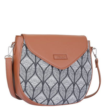 Women’s Monochrome Crossbody Sling Bags with Vegan Leather Trim – Wholesale