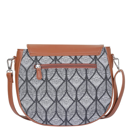 Women’s Monochrome Crossbody Sling Bags with Vegan Leather Trim – Wholesale