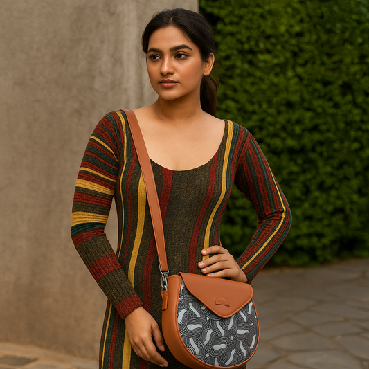 Women’s Olive Crossbody Bags with Vegan Leather Trim – Wholesale