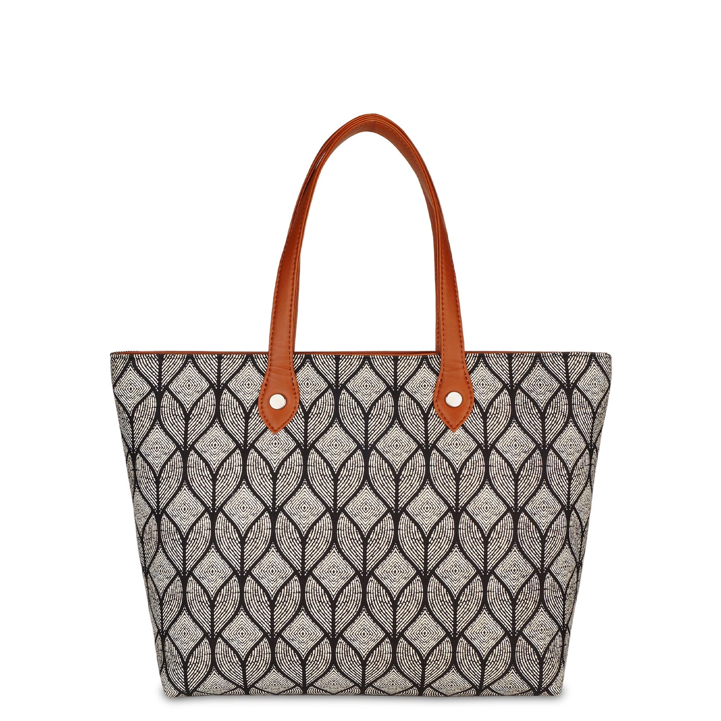 Women’s Monochrome Tote Bags with Vegan Leather Trim – Wholesale