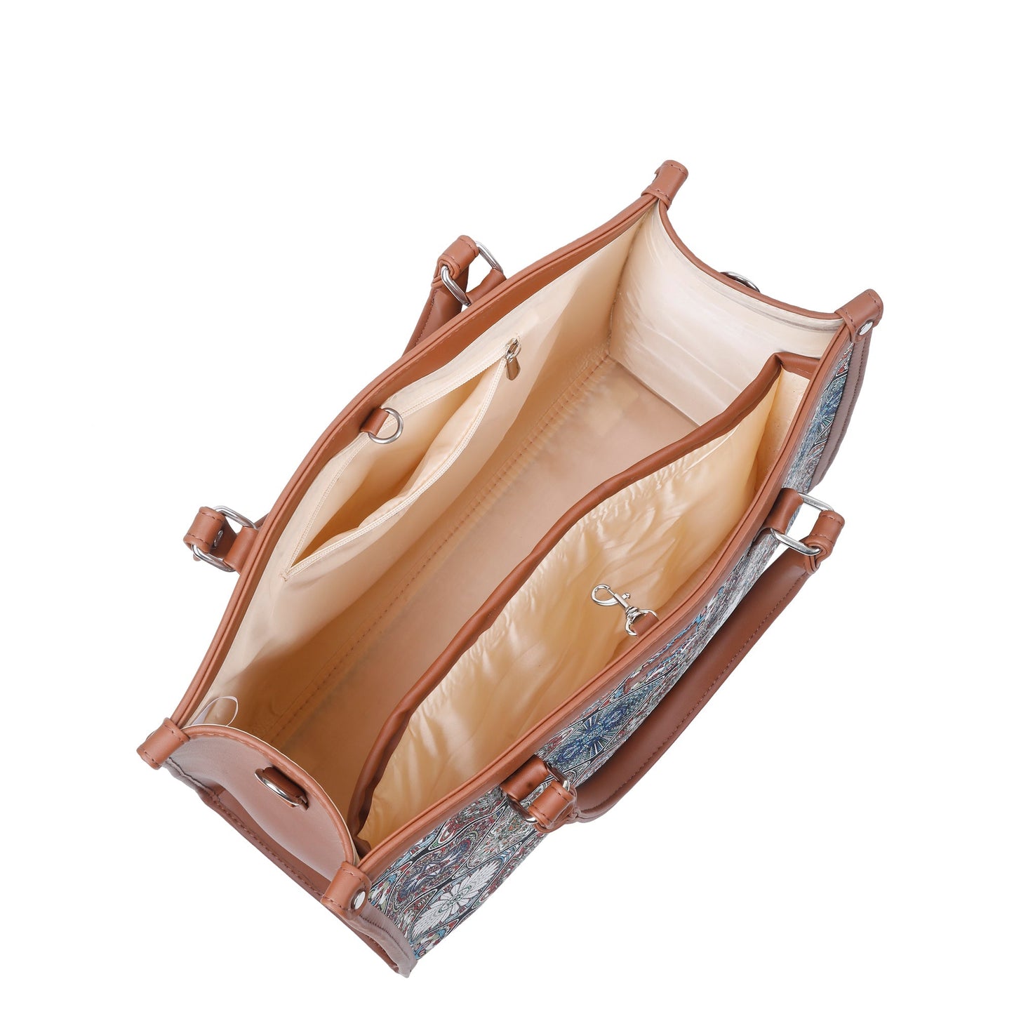 Women’s Multicolor Laptop Handbags with Vegan Leather Trim – Wholesale