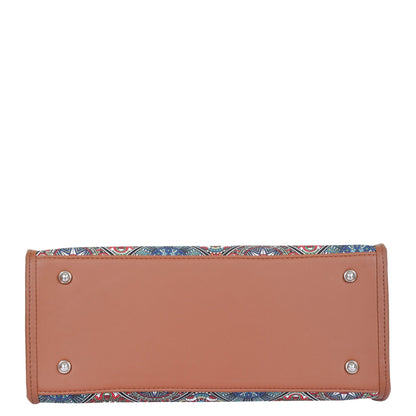 Women’s Multicolor Laptop Handbags with Vegan Leather Trim – Wholesale