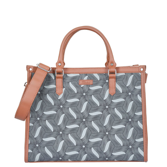 Women’s Olive Laptop Handbags with Vegan Leather Trim – Wholesale