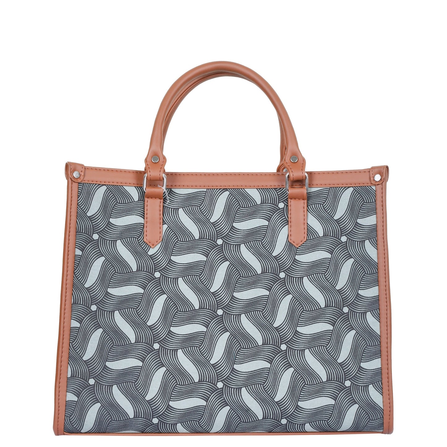 Women’s Olive Laptop Handbags with Vegan Leather Trim – Wholesale