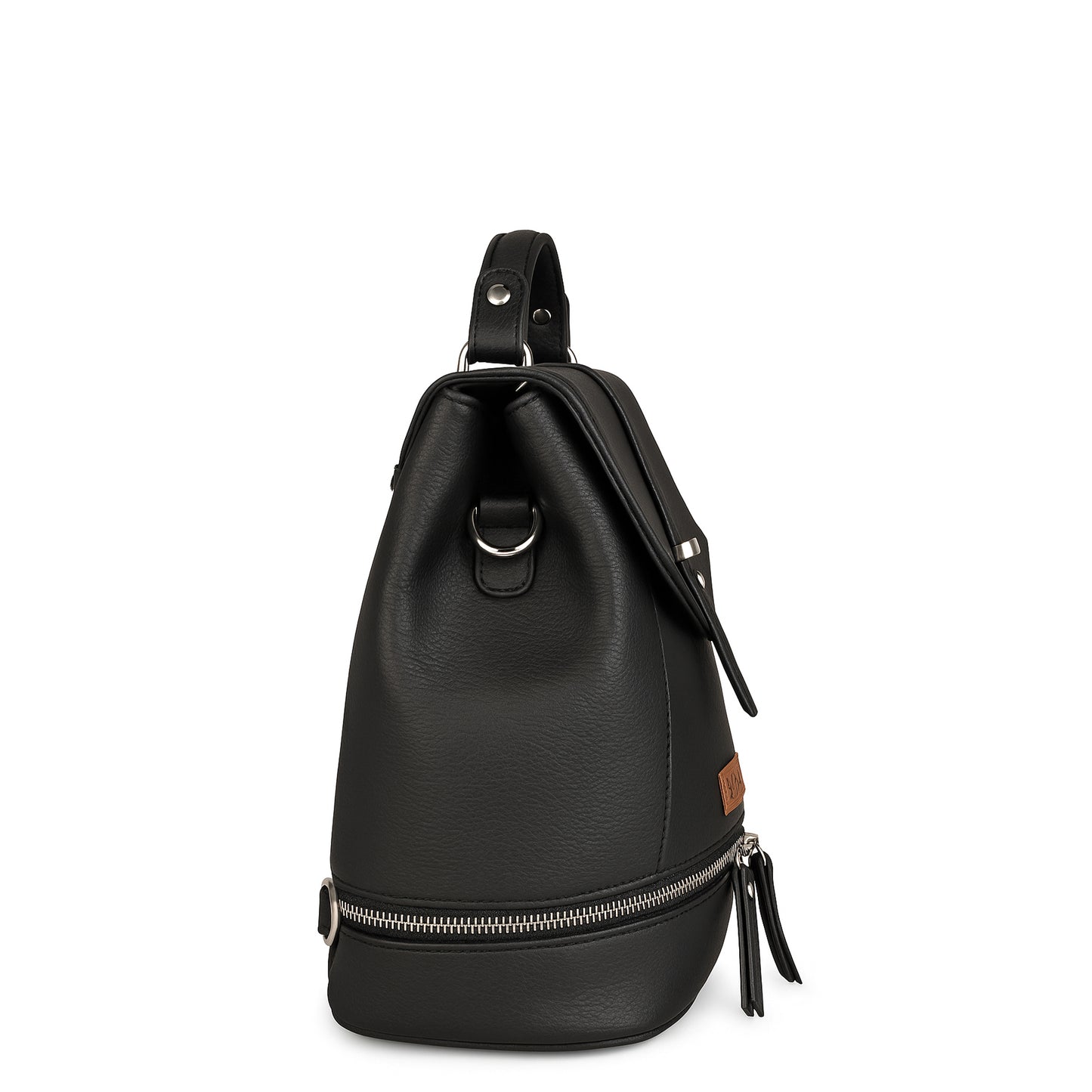 Black Vegan Leather Backpack Purse for Women – Wholesale Handbag & Shoulder Bag for Work