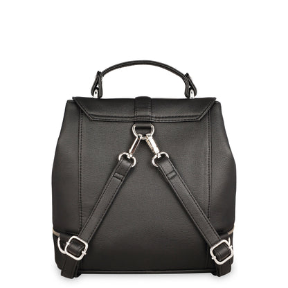Black Vegan Leather Backpack Purse for Women – Wholesale Handbag & Shoulder Bag for Work