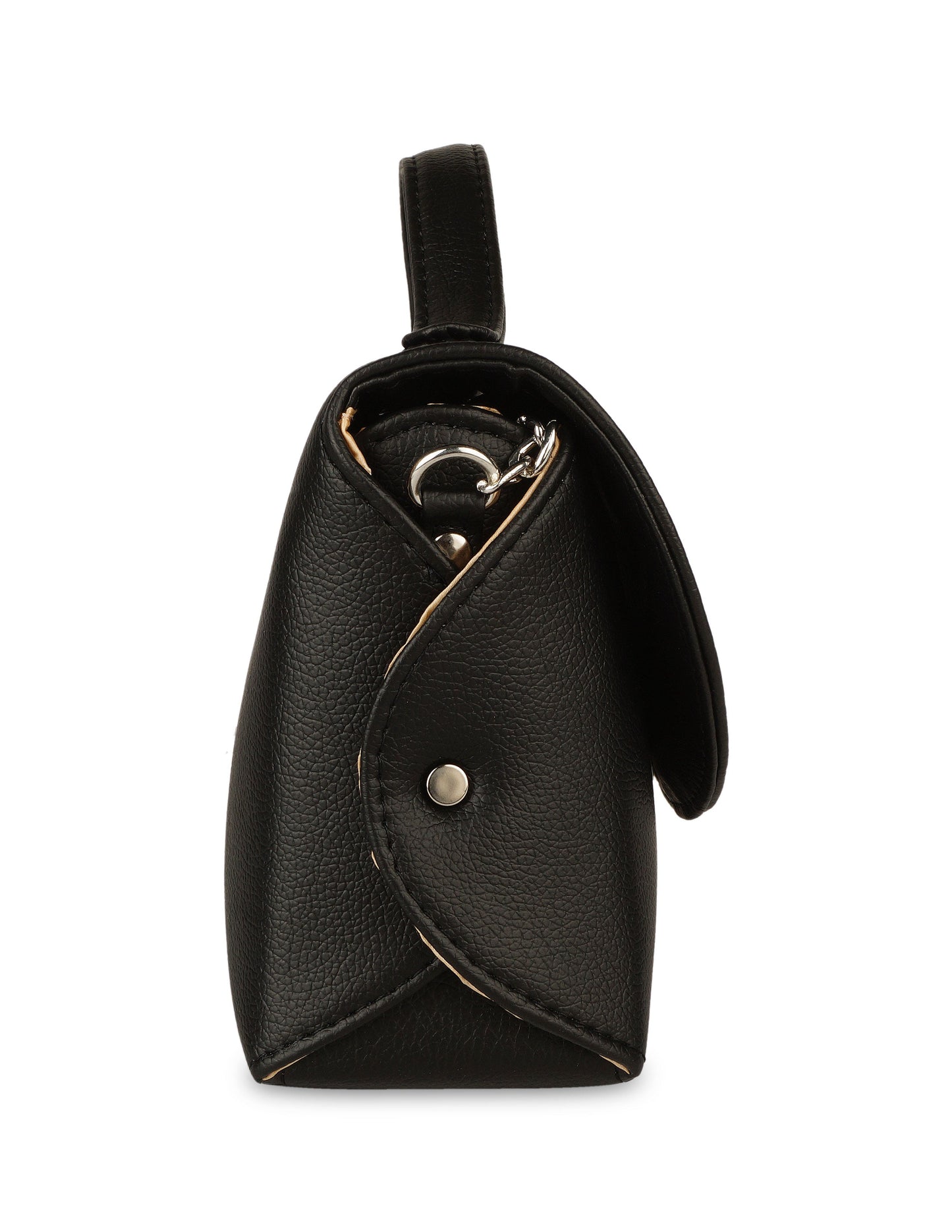 Wholesale Black Vegan Leather Crossbody Sling Bag – Shoulder Handbag for Women