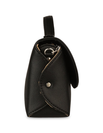 Wholesale Black Vegan Leather Crossbody Sling Bag – Shoulder Handbag for Women