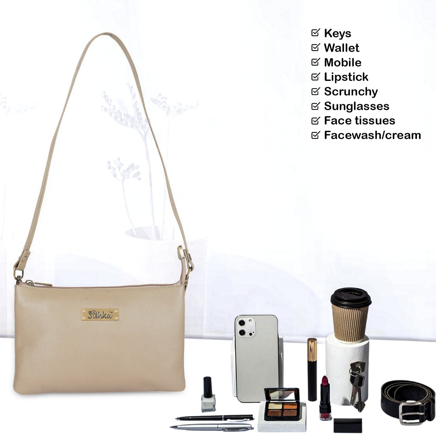 Genuine Leather Crossbody Organizer Bag Wholesale  for Women – Stylish Shoulder Handbag