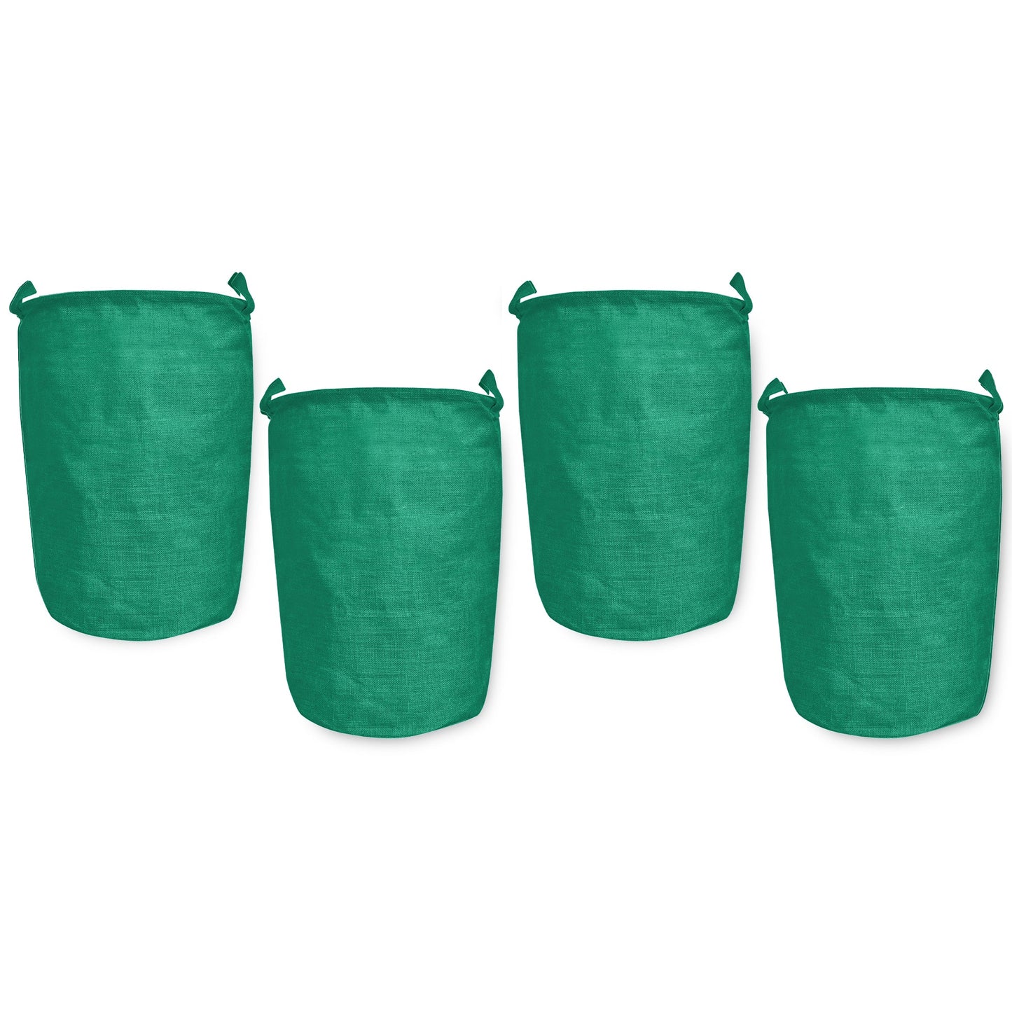 Jute Coloured Laundry Storage Baskets with Handles for Home Use(Set of 4)