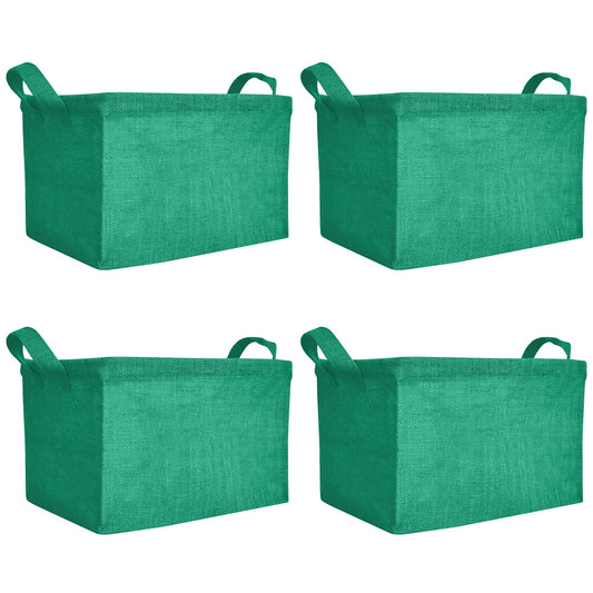 Wholesale Coloured Burlap  Reusable Jute For Mini Hampers (Packs of 4)