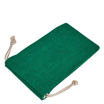 Wholesale Coloured Jute Drawstring Gift Bags for Weddings, Events (8 PCS)