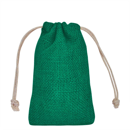 Wholesale Coloured Jute Drawstring Gift Bags for Weddings, Events (8 PCS)