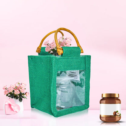 Wholesale Coloured Burlap Gift Bags for Holiday Gifts (Packs of 7)