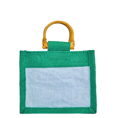 Wholesale Colourful Burlap Jute Gift Bags with Organza for Party Favours & Events (Packs of 7)