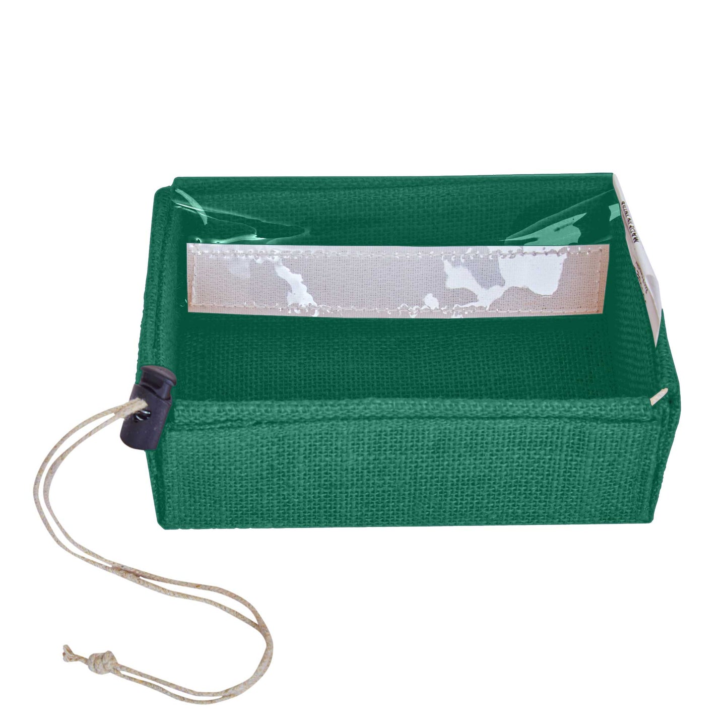 Wholesale Eco-Friendly Coloured Burlap Jute Gift Boxes with PVC Window for Events(Packs of 7)
