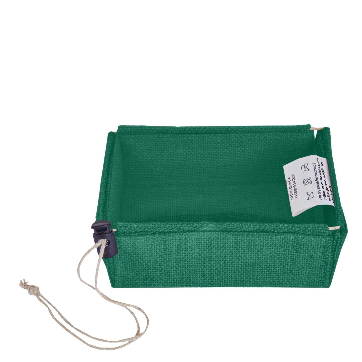 Wholesale Eco-Friendly Coloured Burlap Jute Gift Boxes with PVC Window for Events(Packs of 7)
