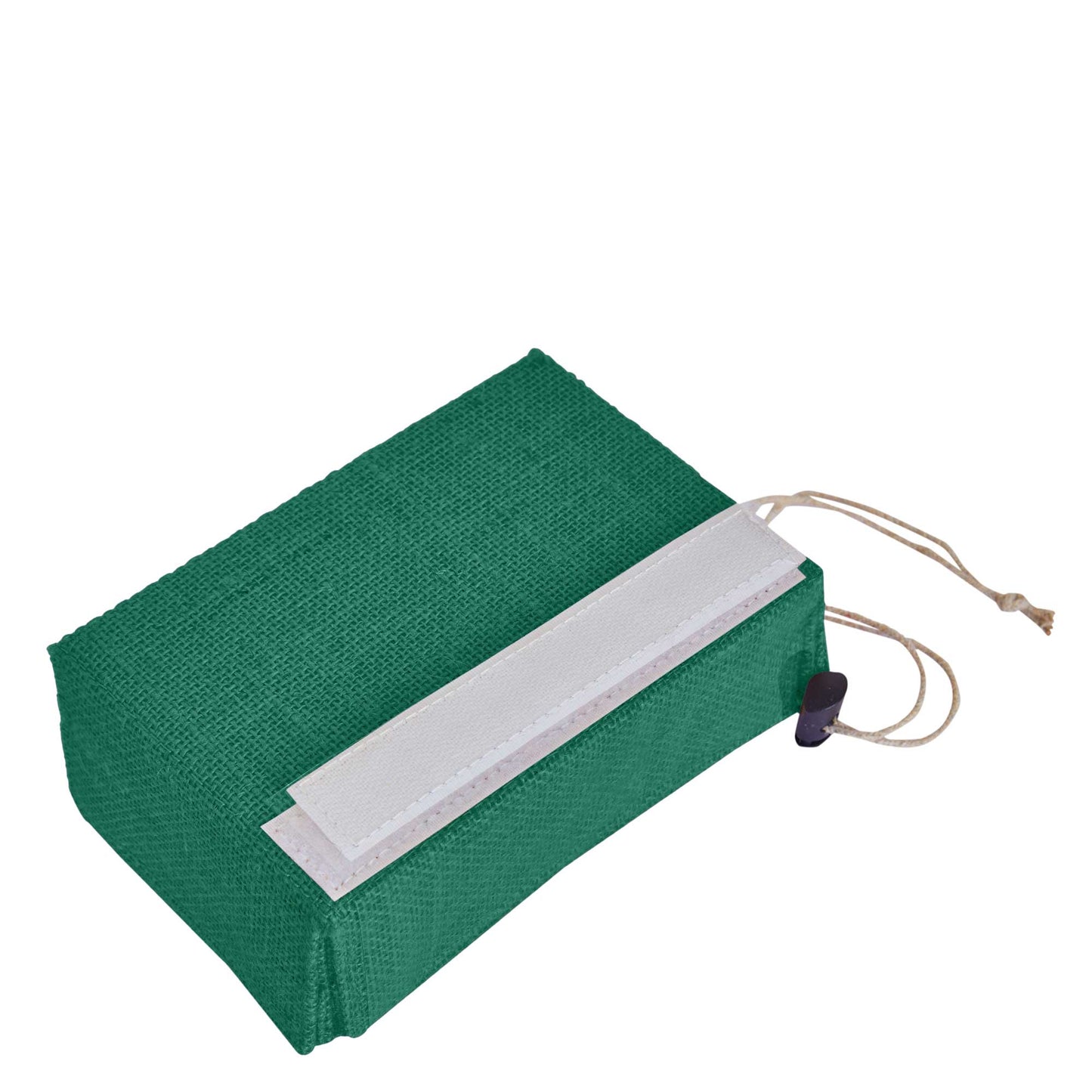 Wholesale Eco-Friendly Coloured Burlap Jute Gift Boxes with PVC Window for Events(Packs of 7)