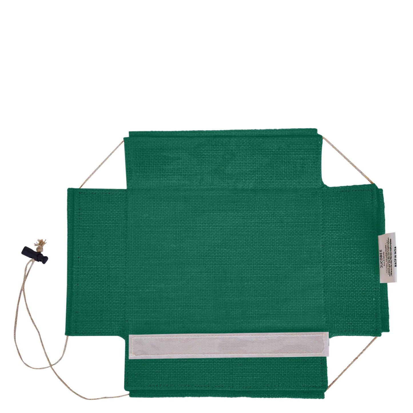 Wholesale Reusable Coloured Burlap Jute Gift Boxes with PVC Window forParty gift (Packs of 7)