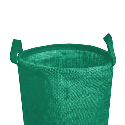 Wholesale Coloured Jute Burlap Laundry Storage Basket  (Set of 4)