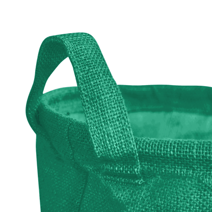 Jute Coloured Laundry Storage Baskets with Handles for Home Use(Set of 4)