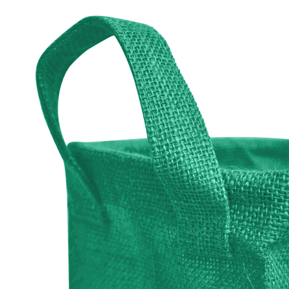Wholesale Coloured Burlap  Reusable Jute Storage Basket  (Packs of 4)
