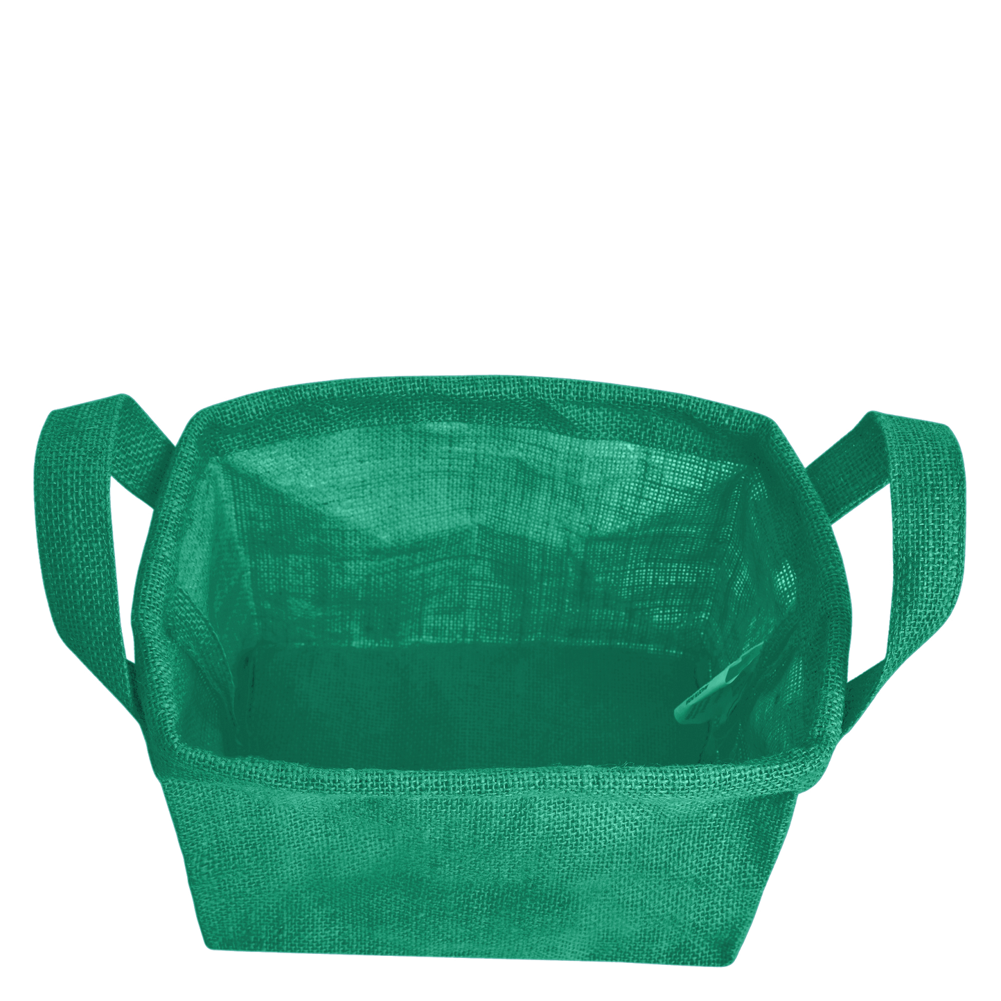 Wholesale Coloured Burlap Reusable Jute Laundry Basket  (Packs of 4)