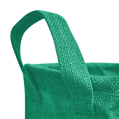 Wholesale Coloured Burlap Reusable Jute Laundry Basket  (Packs of 4)