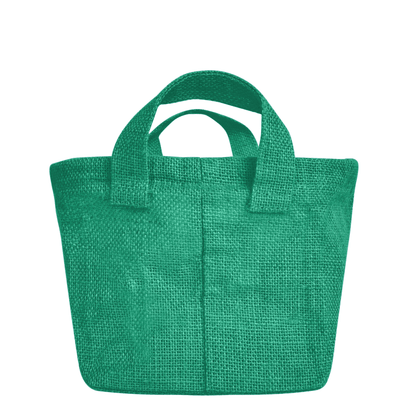 Wholesale Coloured Rectangular Burlap Jute Storage Basket (Packs of 4)