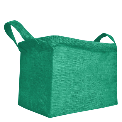 Wholesale Coloured Burlap Ecofriendly Jute Organizer Basket  (Packs of 4)