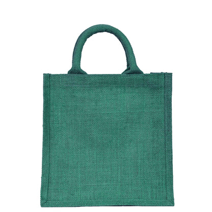 Jute Shopping Bags Wholesale – Reusable Burlap Totes for Beach, Grocery, Gifts, Party Favors & Daily Use (Packs of 4)
