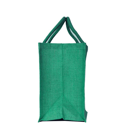 Wholesale Jute Promotional Shopping Bags – Red, Pink, Green & Orange for Gifts, Promotions & More (Packs of 4)