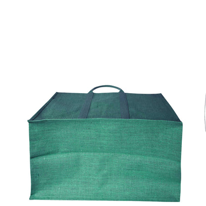 Wholesale Environmentally Friendly Jute Shopping Bags – Red, Pink, Green & Orange Burlap Totes (Pack of 4)