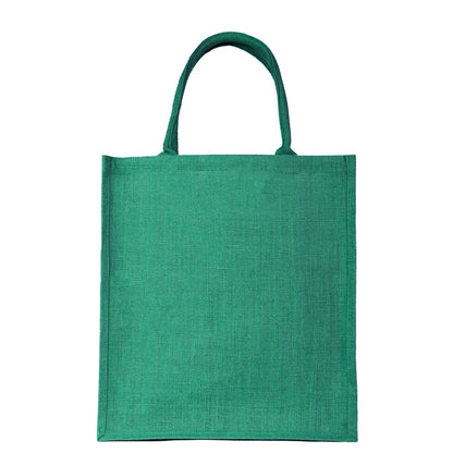 Wholesale Jute Shopping Bags – Colourful Reusable Burlap Totes for Gifting, Promotions & Daily Use (Pack of 4)