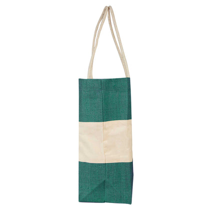 Wholesale Sustainable Coloured Jute Bags with Rope Handles – Reusable for Shopping, Promotional & Gifting (packs of 4)