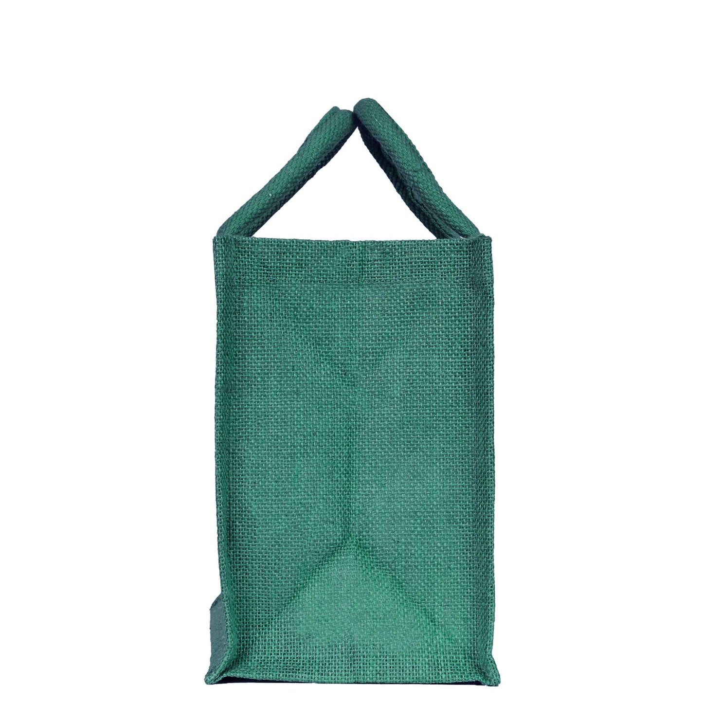 Jute Shopping Bags in Red, Green, Orange & Pink – Wholesale Burlap Totes for Weddings, Holidays & Daily Use (Set of 4)