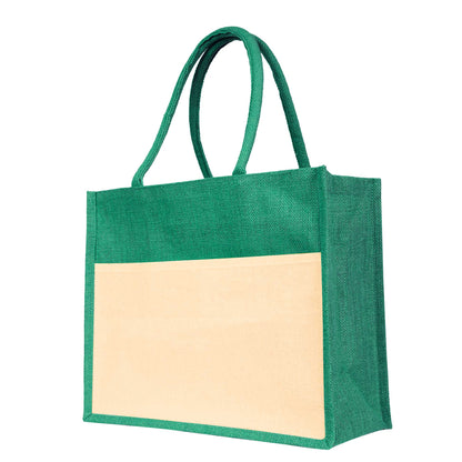 Colorful  Wholesale Jute Tote Bags – Ideal for Everyday Use, Shopping, Holidays & Special Occasions (Pack of 4)