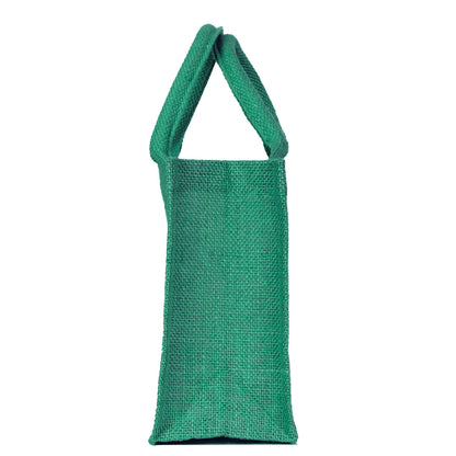 Colorful Wholesale Burlap Shopping Totes for Promotions, Holidays, Weddings, Travel & Everyday Use (Set of 4)