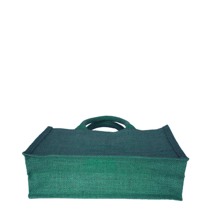 Colorful Wholesale Burlap Shopping Totes for Promotions, Holidays, Weddings, Travel & Everyday Use (Set of 4)