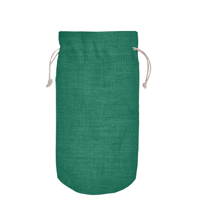 Wholesale Coloured Jute Wine Bottle Gift Pouches – Burlap Bags for Weddings & Celebrations (Set of 7)