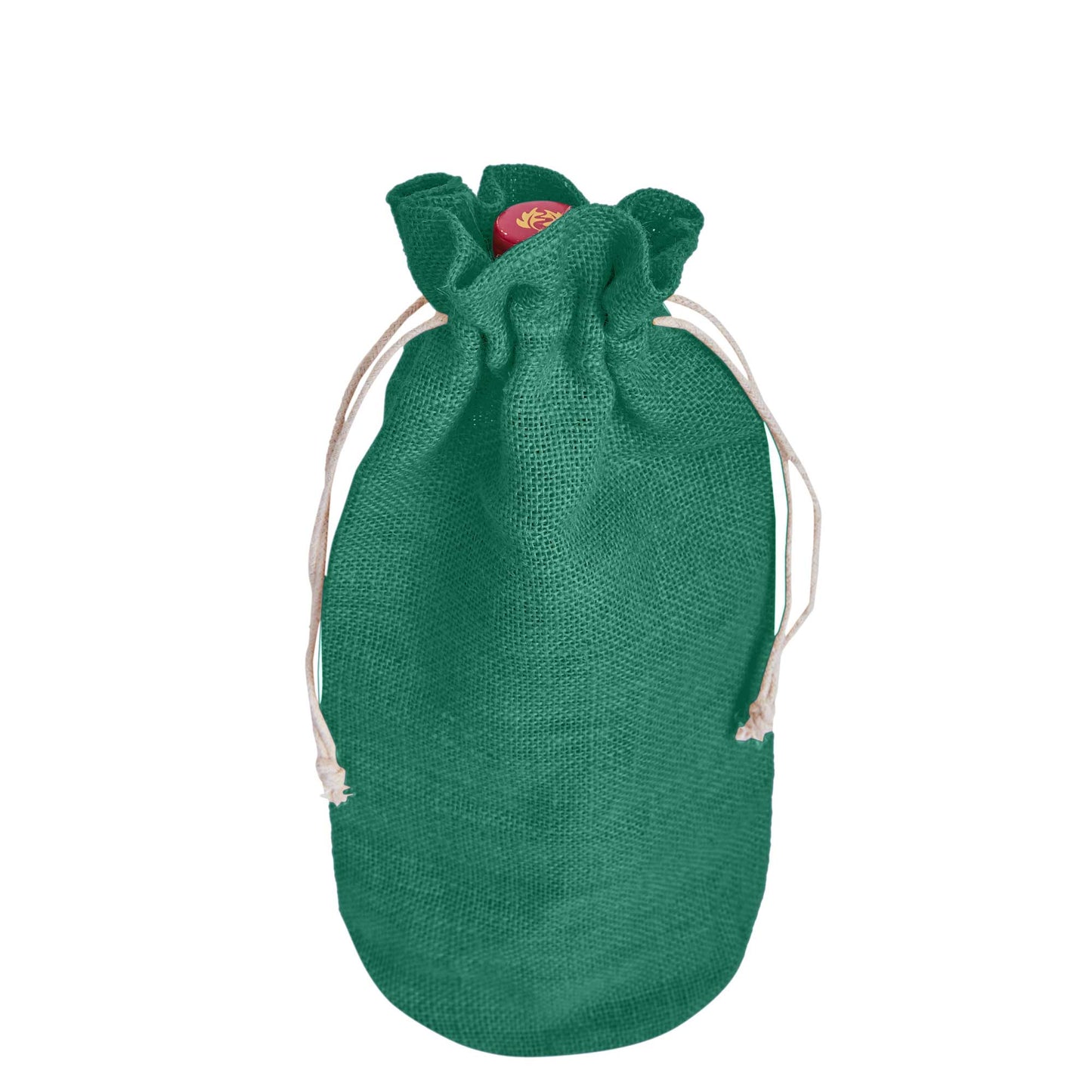 Wholesale Coloured Jute Wine Bottle Gift Pouches – Burlap Bags for Weddings & Celebrations (Set of 7)
