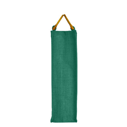 Wholesale Coloured Jute Wine Bottle Bags with Cane Handles – For Events & Gifting (Pack of 7)