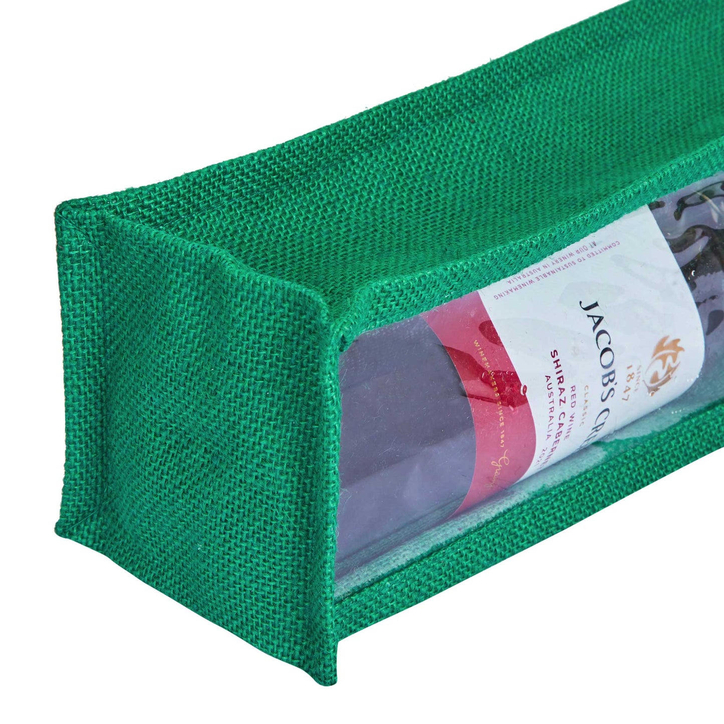 Reusable Jute Wine Gift Bags – Coloured Bottle Bags for Celebrations & Events, Wholesale (Pack of 6)