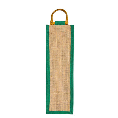 Wholesale Jute Wine Gift Bags with Cane Handles – New Year, Weddings, Birthdays, Parties, Christmas & Special Occasion (Packs of 6)