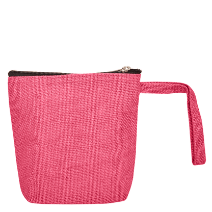 Premium Premium  Jute Cosmetic Bags Pack of 6 for Women Wholesale Supply