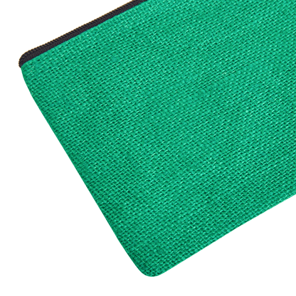 Compact Compact  Colorful Burlap Cosmetic Pouches Set of 6 for Women Wholesale Supply